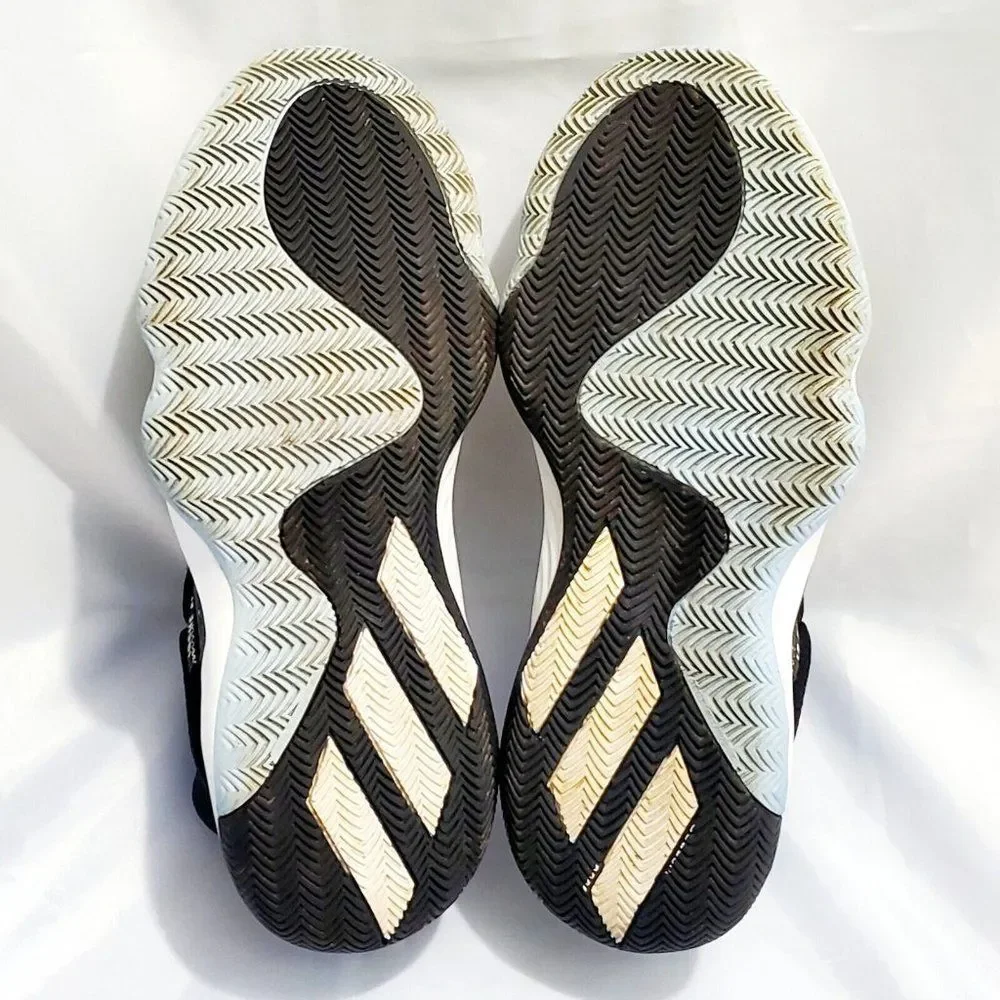 Adidas D.O.N Issue #1 Spiderman Edition Sneakers White/Black EH2434 Men's Size 6